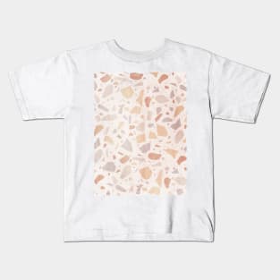 Pastel terrazzo pattern Kids T-Shirt